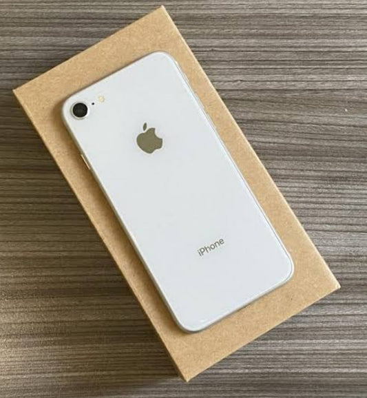 Apple iPhone 8 4G LTE Smartphone Facial Recognition Function Dust Water & Scratch Resistant HD Screen Super/Fast Charging (256GB ROM) (Silver White) Smartphone smp