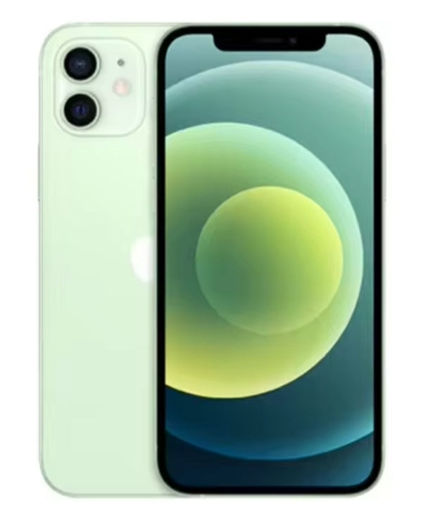 iPhone 12 4GB Smartphone Facial Recognition Function 6.1inch Screen RAM 64GB (Green) Smartphone + FREE Phone Case. smp