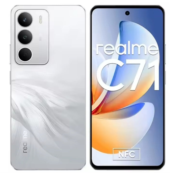 Realme C71 Smartphone 6.67inch Screen RAM 6GB+128GB ROM (White) Smartphone smp