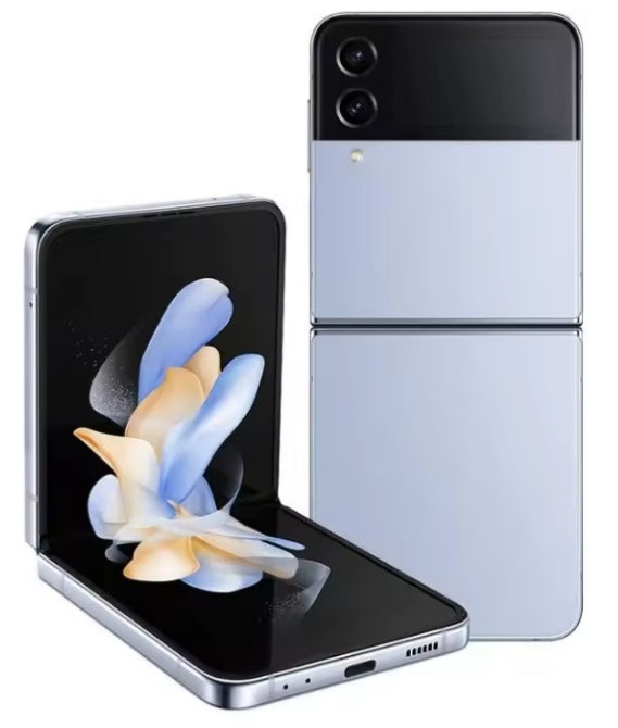 Samsung Galaxy Z Flip4 5G Snapdragon 8 Smartphone RAM 8GB+256GB ROM (Blue) Smartphone smp