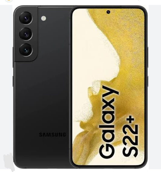 Samsung Galaxy S22 Plus 5G Smartphone Facial Recognition & Fingerprint Unlock Function Dust Water & Scratch Resistant HD Screen Super/Fast Charging (RAM 8GB+128GB ROM) (Black) Smartphone smp
