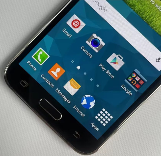Samsung Galaxy S5 Global Version Blue Smartphone Dust Water & Scratch Resistant HD Screen Super/Fast Charging Smartphone. smp