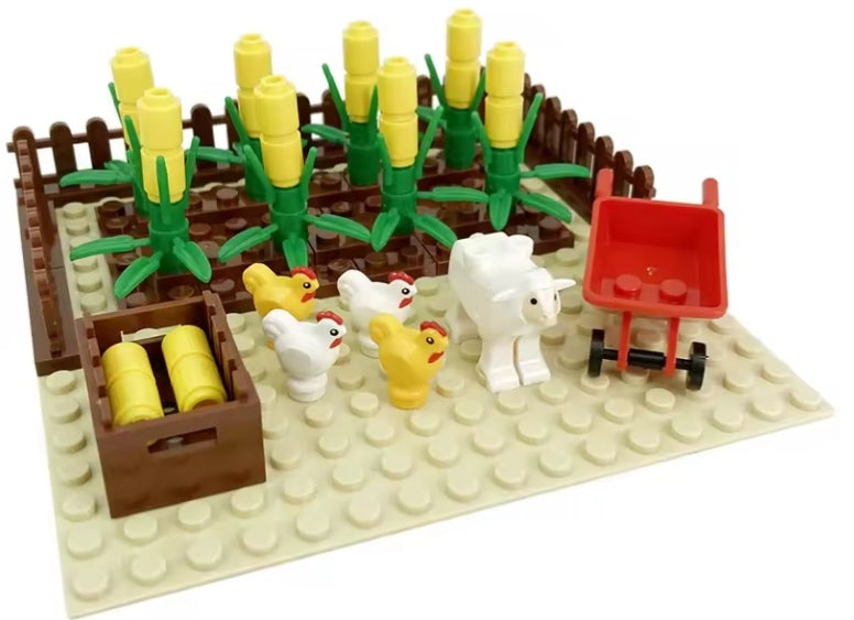 Children's Corn Garden Building Blocks Set Toys tys bbs