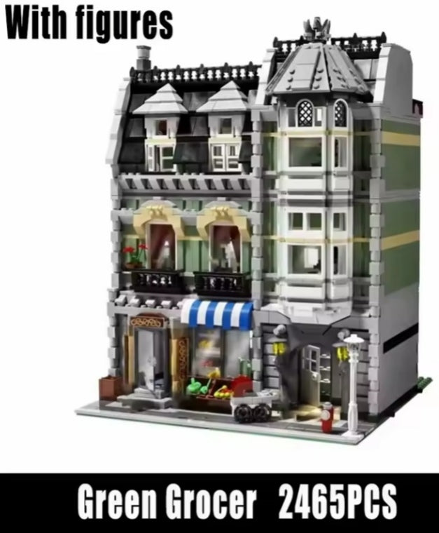 Green Grocer Building Blocks Set Toys tys bbs