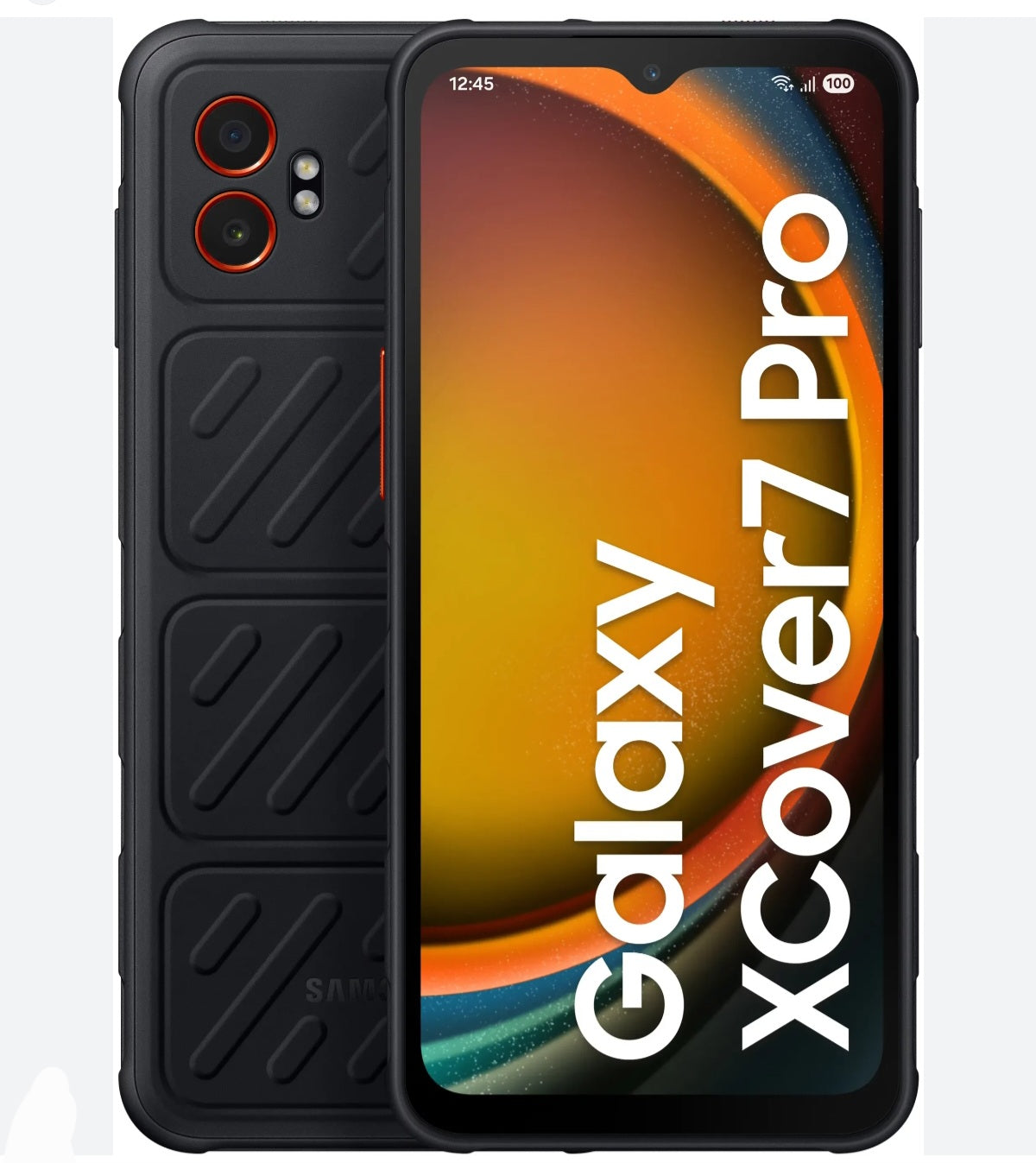 Samsung Galaxy XCover7 Pro Rugged US Version Black Smartphone Dust Water & Scratch Resistant HD Screen Super/Fast Charging Smartphone. smp
