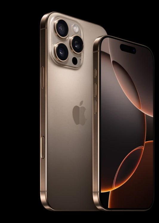 Apple iPhone 16 Pro Max 5G Smartphone Chinese/US Version Dust Water & Scratch Resistant HD Screen Super/Fast Charging (1TB ROM) (Brown) Smartphone smp