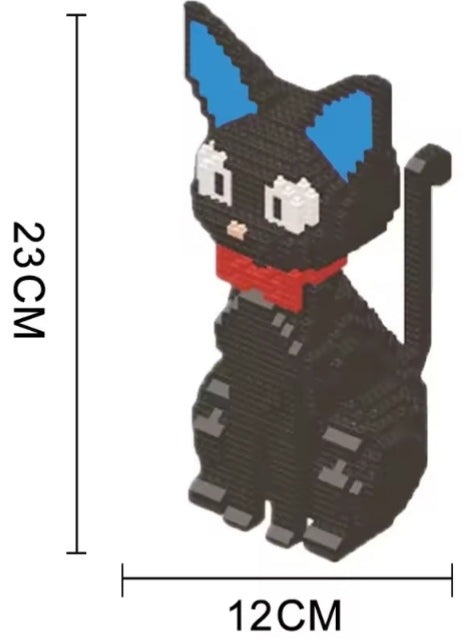Home Decor Black Cat Building Blocks Set Toys tys bbs