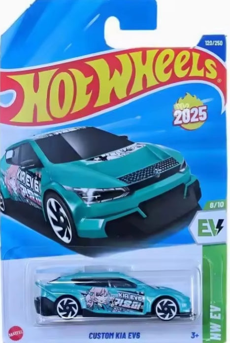 2025 Hot Wheels L J Batch "Custom Kia EV6" Toy Car tys crs