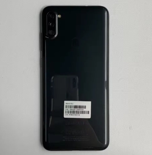 Samsung Galaxy A11 4G Global Version Black Smartphone Dust Water & Scratch Resistant HD Screen Super/Fast Charging Smartphone. smp