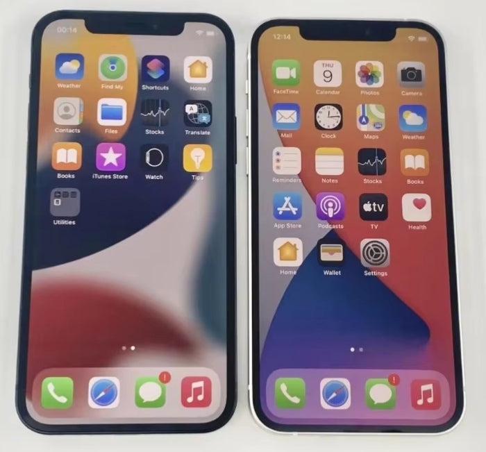 iPhone 12 4G Smartphone Facial Recognition Function 6.1inch Screen RAM 128GB (Blue) Smartphone + FREE Phone Case. smp