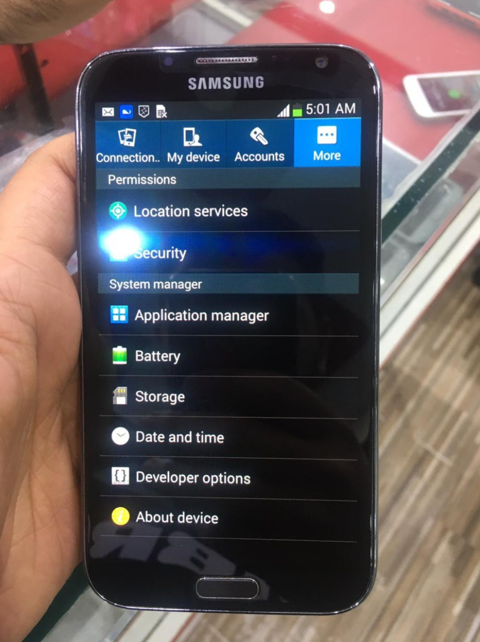 Samsung Galaxy Note 2 Global Version Black Smartphone Dust Water & Scratch Resistant HD Screen Super/Fast Charging Smartphone (N7100). smp