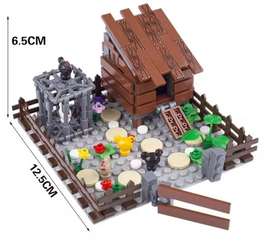 Children's Henhouse Garden Patch Building Blocks Set Toys tys bbs