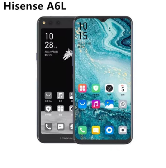 Hisense A6L Smartphone Facial Recognition & Fingerprint Unlock Function Dust Water & Scratch Resistant HD Screen Super/Fast Charging (RAM 6GB+128GB ROM) (Blue) Smartphone smp