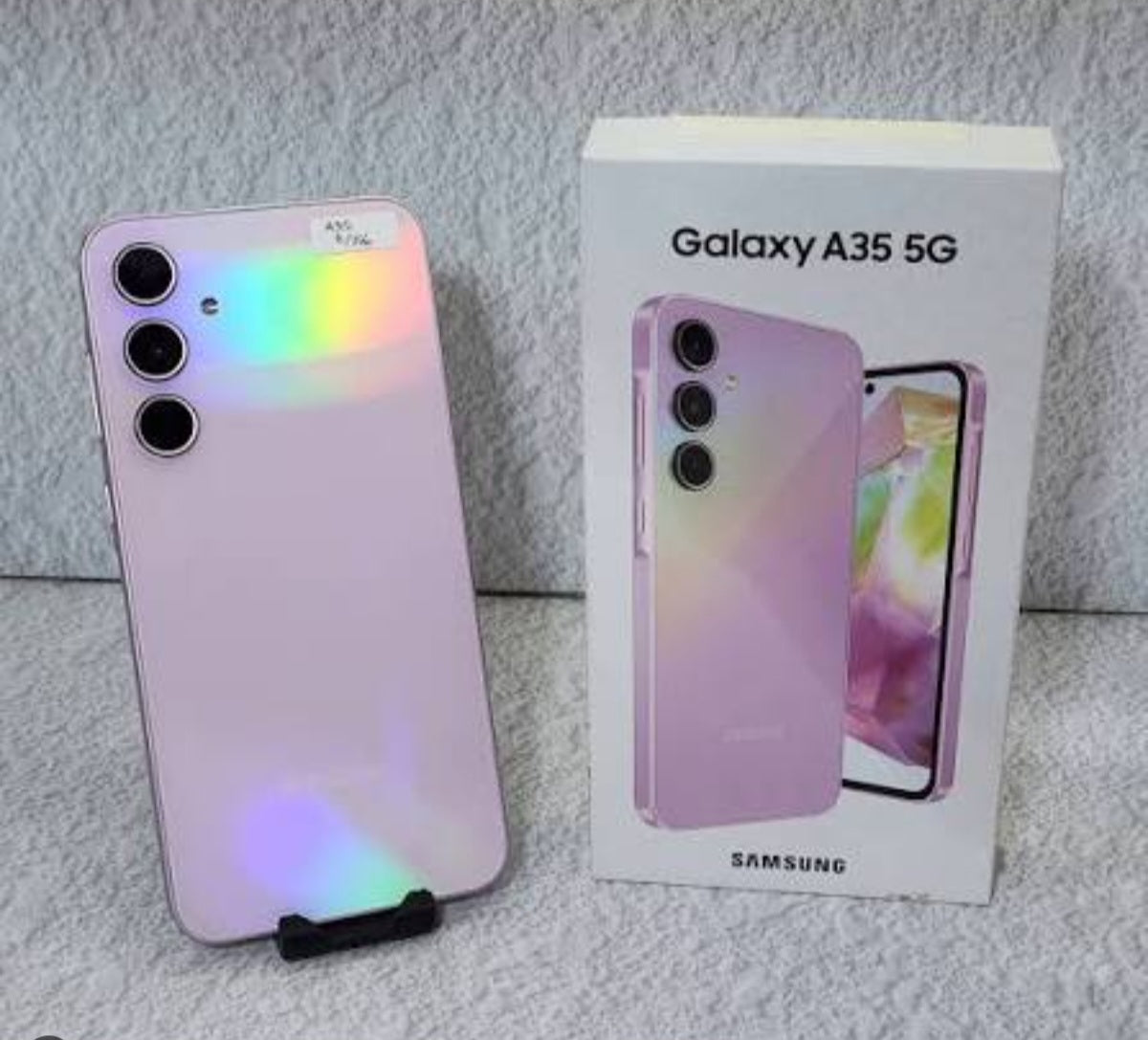 Samsung Galaxy A35 5G Global Version Purple Smartphone Dust Water & Scratch Resistant HD Screen Super/Fast Charging Smartphone. smp