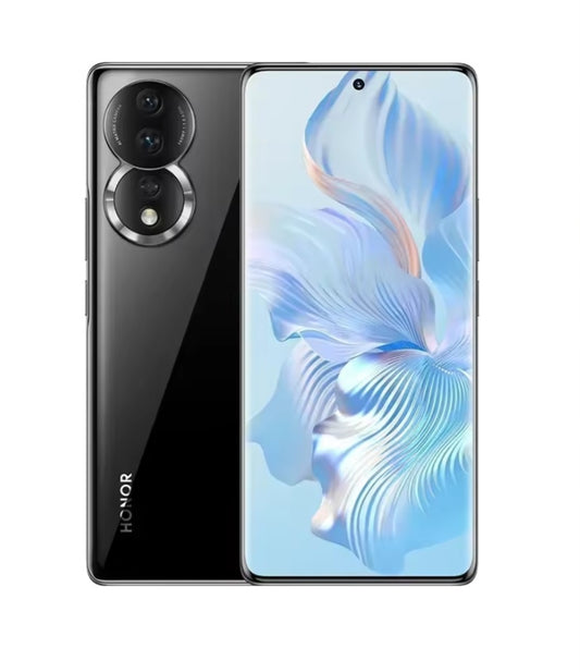 Honor 80 5G Chinese Version Black Smartphone Facial Recognition & Fingerprint Unlock Function Dust Water & Scratch Resistant HD Screen Super/Fast Charging (RAM 12GB+256GB ROM) Smartphone. smp