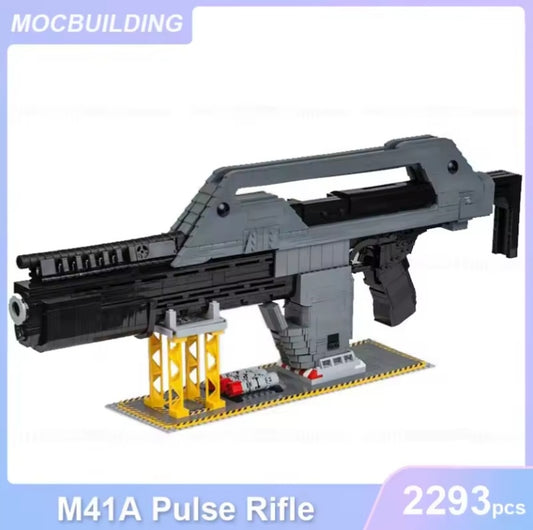 Actual Size M41A Pulse Rifle Model Building Blocks Set Toys tys bbs