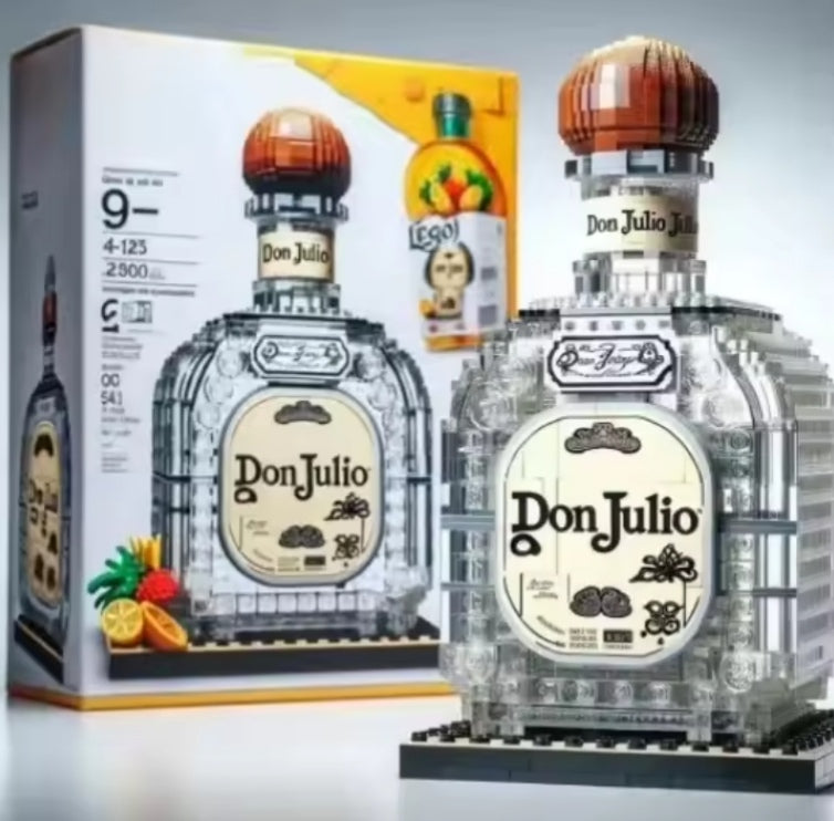 Home Decor Whiskey Bottle Building Blocks Set Toys tys bbs