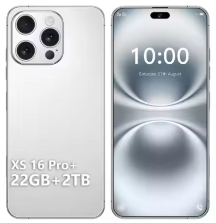 XS 16 Pro+ 22GB+2TB 7.3inch HD 4G 5G Android (White) Smartphone smp