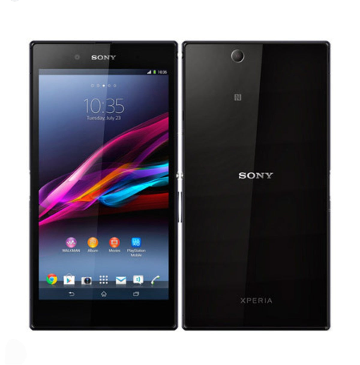 Sony Xperia Z Ultra Global Version Black Smartphone (C6833 Full Set) Facial Recognition Dust Water & Scratch Resistant HD Screen Super/Fast Charging Smartphone smp