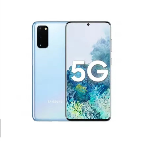 Samsung Galaxy S20 5G Smartphone Facial Recognition & Fingerprint Unlock Function Dust Water & Scratch Resistant HD Screen Super/Fast Charging (RAM 12GB+128GB ROM) (Blue) Smartphone smp