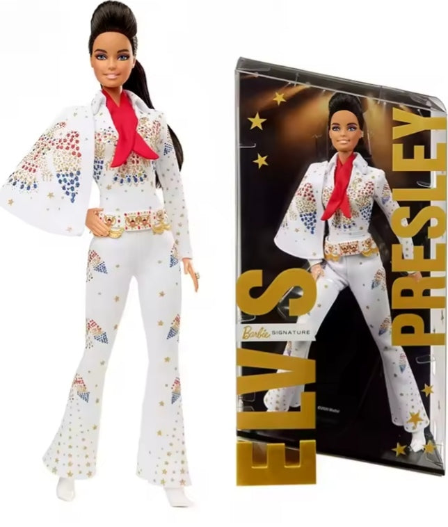 Original Barbie Signature 12 Inch Doll With American Eagle Jumpsuit Elvis Impersonator Doll dll tys