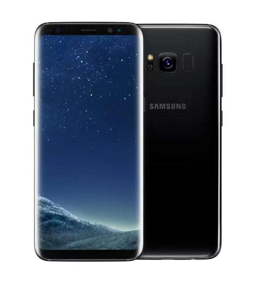 Samsung Galaxy S8 4G LTE Global Version Smartphone Facial Recognition & Fingerprint Unlock Function Dust Water & Scratch Resistant HD Screen Super/Fast Charging (Model: G950F) Full Set (Black) Smartphone smp