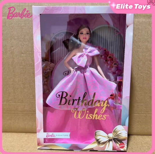 Barbie Birthday Wishes 2025 Butterfly Knot Princess Dress Doll dll tys
