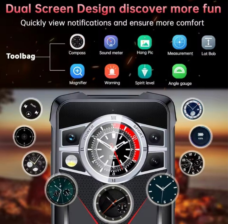 CUBOT Kingkong 9 Outdoor Rugged Waterproof Smartphone 6.58inch HD Screen (Black) Smartphone smp