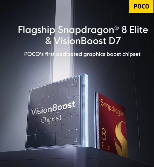 Xiaomi Poco F7 Ultra 5G Global Version Silver Smartphone Facial Recognition & Fingerprint Unlock Function Dust Water & Scratch Resistant HD Screen Super/Fast Charging (RAM 12GB+256GB ROM) Smartphone. smp
