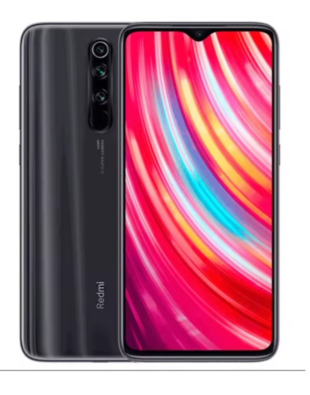 Xiaomi Redmi Note 8/Note 8 Pro Global Version Black Smartphone Facial Recognition & Fingerprint Unlock Function Dust Water & Scratch Resistant HD Screen Super/Fast Charging (RAM 4GB+64GB ROM) Smartphone + FREE Gift. smp