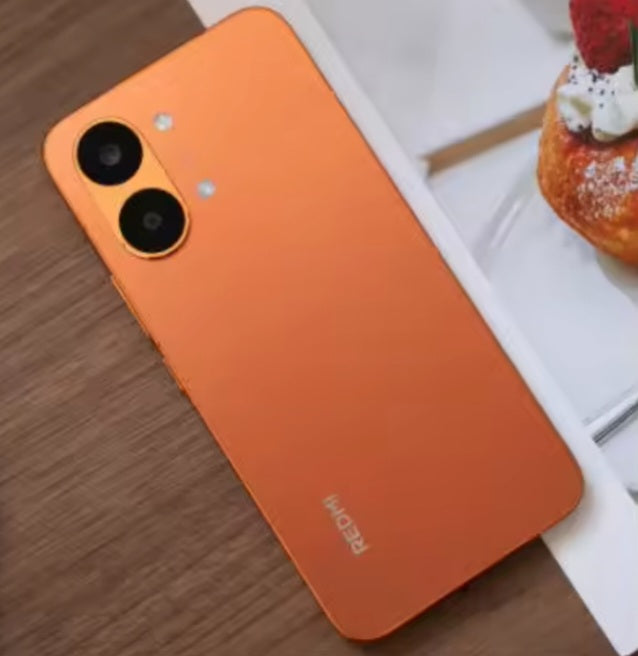 Xiaomi Redmi Turbo 5 Max Chinese Version Orange Smartphone Facial Recognition & Fingerprint Unlock Function Dust Water & Scratch Resistant HD Screen Super/Fast Charging (RAM 12GB+256GB ROM) Smartphone. smp