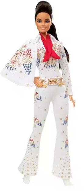 Original Barbie Signature 12 Inch Doll With American Eagle Jumpsuit Elvis Impersonator Doll dll tys