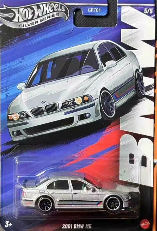 Hot Wheels 2025 BMW Silver Series "BMW M4" Toy Car tys crs