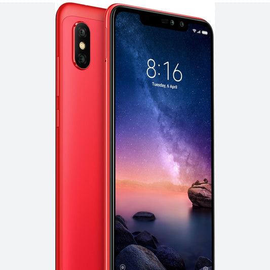 Xiaomi Redmi Note 6 Pro Global Version Randomly Selected Color Smartphone Dust Water & Scratch Resistant HD Screen Super/Fast Charging Smartphone (RAM 3GB+32GB ROM). smp