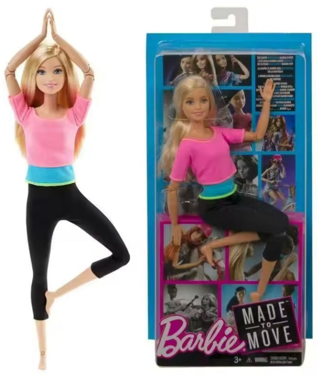 Authentic Barbie Doll Changeable Yoga Poses dll tys