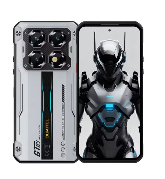OUKITEL WP60 5G Rugged Waterproof Smartphone Global Version HD Screen Super/Fast Charging RAM 12GB+512GB ROM (Silver) Smartphone smp