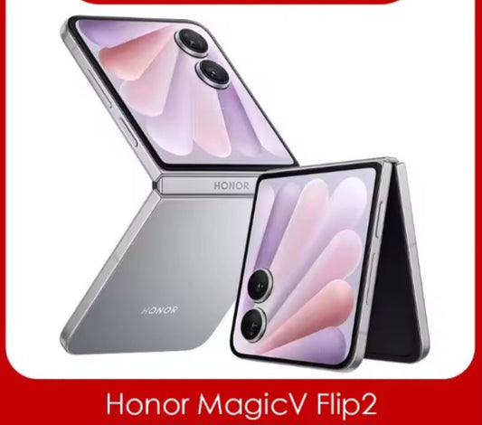 Honor Magic V Flip2 Chinese Version Gray Smartphone Facial Recognition & Fingerprint Unlock Function Dust Water & Scratch Resistant HD Screen Super/Fast Charging (RAM 12GB+1TB ROM) Smartphone. smp