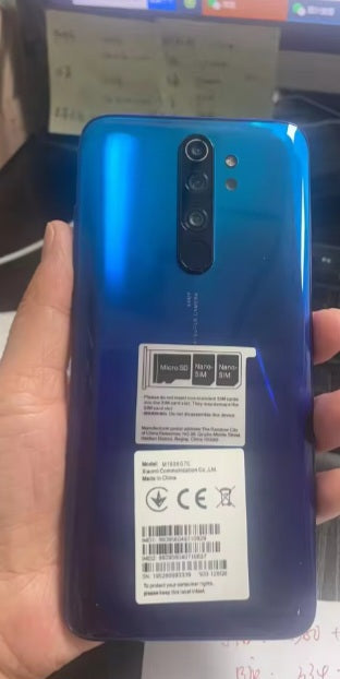 Xiaomi Redmi Note 8/Note 8 Pro Global Version Blue Smartphone Facial Recognition & Fingerprint Unlock Function Dust Water & Scratch Resistant HD Screen Super/Fast Charging (RAM 6GB+128GB ROM) Smartphone + FREE Gift. smp