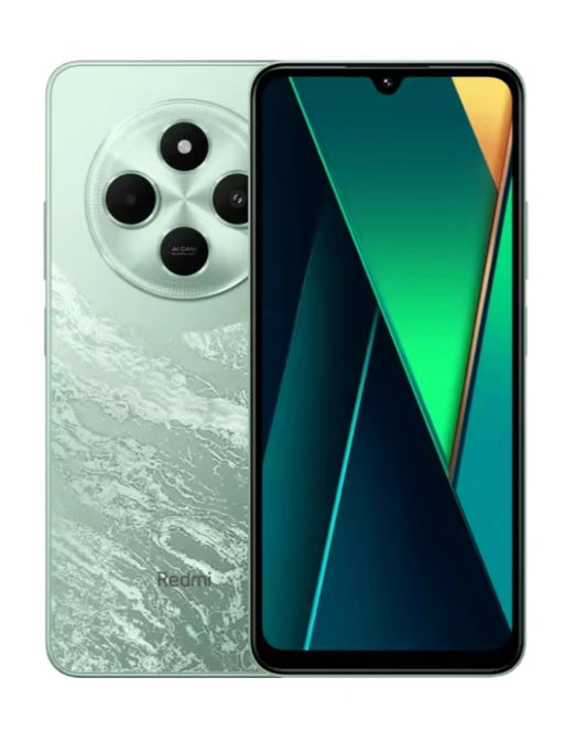 Xiaomi Redmi 14C 4G Global Version Green Smartphone Facial Recognition & Fingerprint Unlock Function Dust Water & Scratch Resistant HD Screen Super/Fast Charging (RAM 4GB+128GB ROM) Smartphone. smp