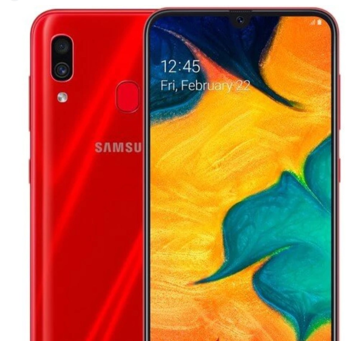Samsung Galaxy A30 4G Global Version Red Smartphone Dust Water & Scratch Resistant HD Screen Super/Fast Charging Smartphone. smp