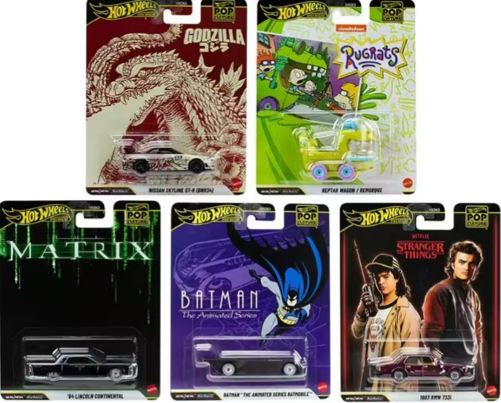 Hot Wheels Premium HDX63-N Pop Culture Series 5pcs Set tys crs