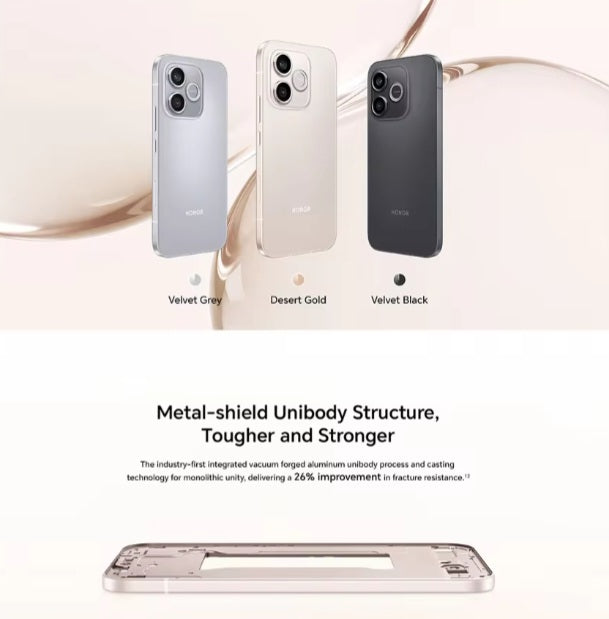 Honor 600 Lite UK Version Black Smartphone Dust Water & Scratch Resistant HD Screen Super/Fast Charging Smartphone (RAM 8GB+256GB ROM). smp