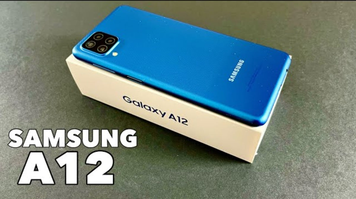 Samsung Galaxy A12 Global Version Blue Smartphone Dust Water & Scratch Resistant HD Screen Super/Fast Charging Smartphone. smp