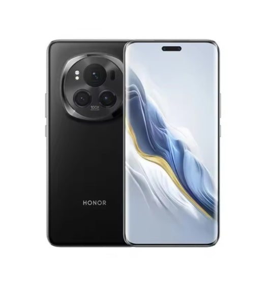 Honor Magic 6 Pro 5G Chinese Version Black Smartphone Facial Recognition & Fingerprint Unlock Function Dust Water & Scratch Resistant HD Screen Super/Fast Charging (RAM 12GB+256GB ROM) Smartphone. smp