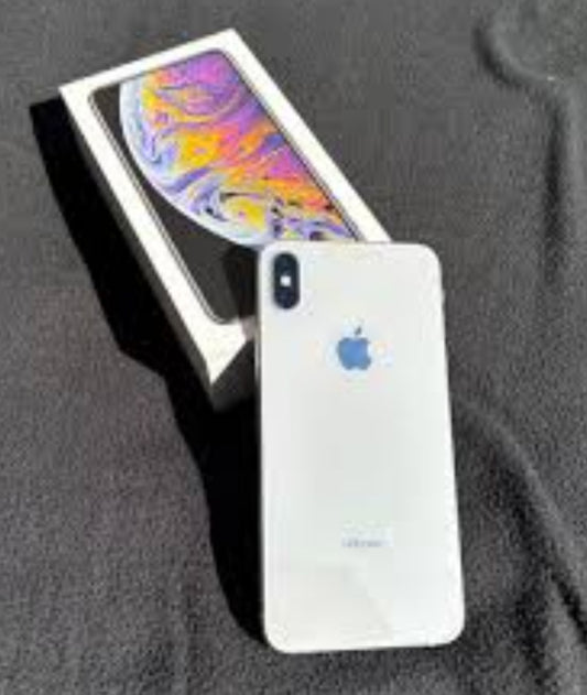 Apple iPhone XS Max Smartphone Facial Recognition Function Dust Water & Scratch Resistant HD Screen Super/Fast Charging (256GB ROM) (White) Smartphone + FREE Earphones. smp