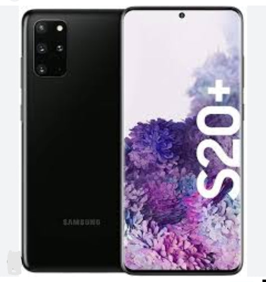 Samsung Galaxy S20 Plus 5G US Version Smartphone Facial Recognition & Fingerprint Unlock Function Dust Water & Scratch Resistant HD Screen Super/Fast Charging (G986U Full Set) (Black) Smartphone smp