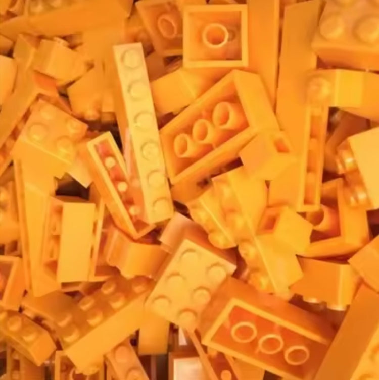 Classic Orange Building Blocks Set Toys tys bbs