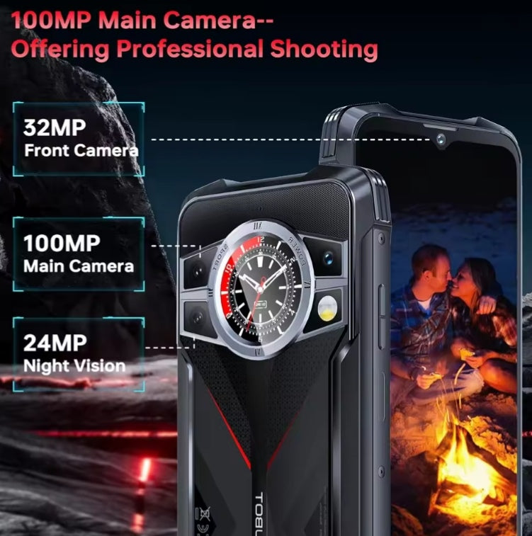 CUBOT Kingkong 9 Outdoor Rugged Waterproof Smartphone 6.58inch HD Screen (Black) Smartphone smp