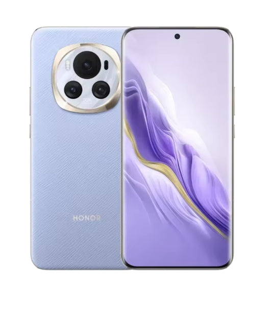 Honor Magic 6 Chinese Version Purple Smartphone Facial Recognition & Fingerprint Unlock Function Dust Water & Scratch Resistant HD Screen Super/Fast Charging (RAM 12GB+256GB ROM) Smartphone. smp