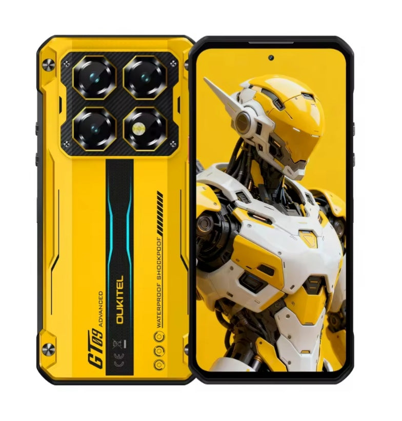 OUKITEL WP60 5G Rugged Waterproof Smartphone Global Version HD Screen Super/Fast Charging RAM 16GB+512GB ROM (Yellow) Smartphone smp